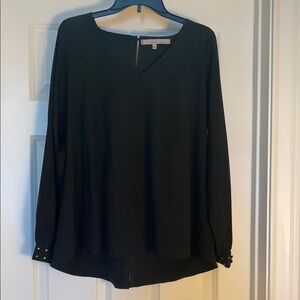 Lovers + Friends Elegant Black Women's Top. Size lg. Perfect condition.